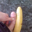Мой член и банан