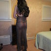 Black Sheer Long Dress
