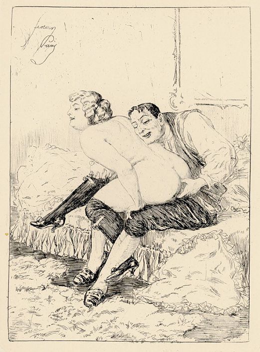 Эротические рисунки Heinrich Lossow