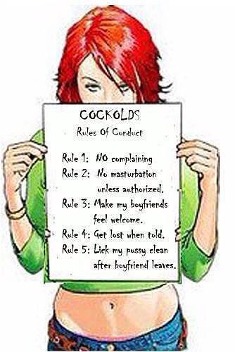 Cuckold rules of conduct