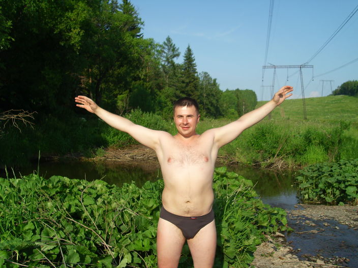 На природе