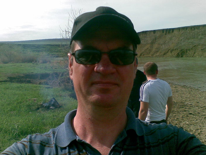 на природе....