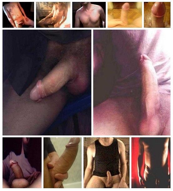 collage, cock and body