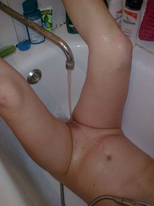Ольга в ванной