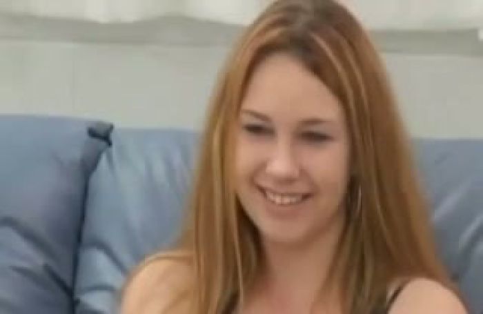 Redhead cutie fucked with black guy
