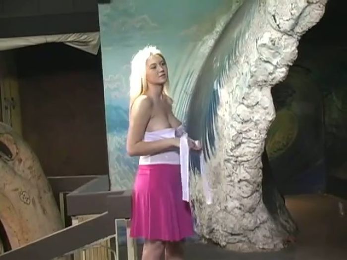 Horny blonde wants to masturbate