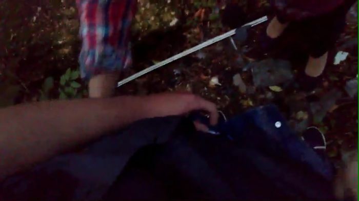 замужняя Катя сосет хуй в парке