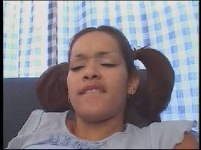 Latin girl fucked in ass