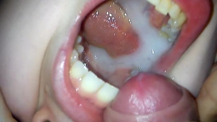 кончаю ротик